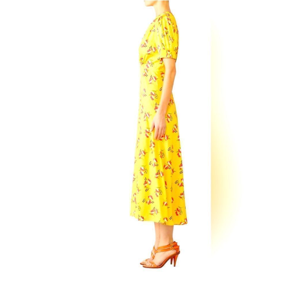 Jill Jill Stewart Puff Sleeve Floral Dress Size 8 - Picture 3 of 8